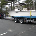 self-propelled boat trailer